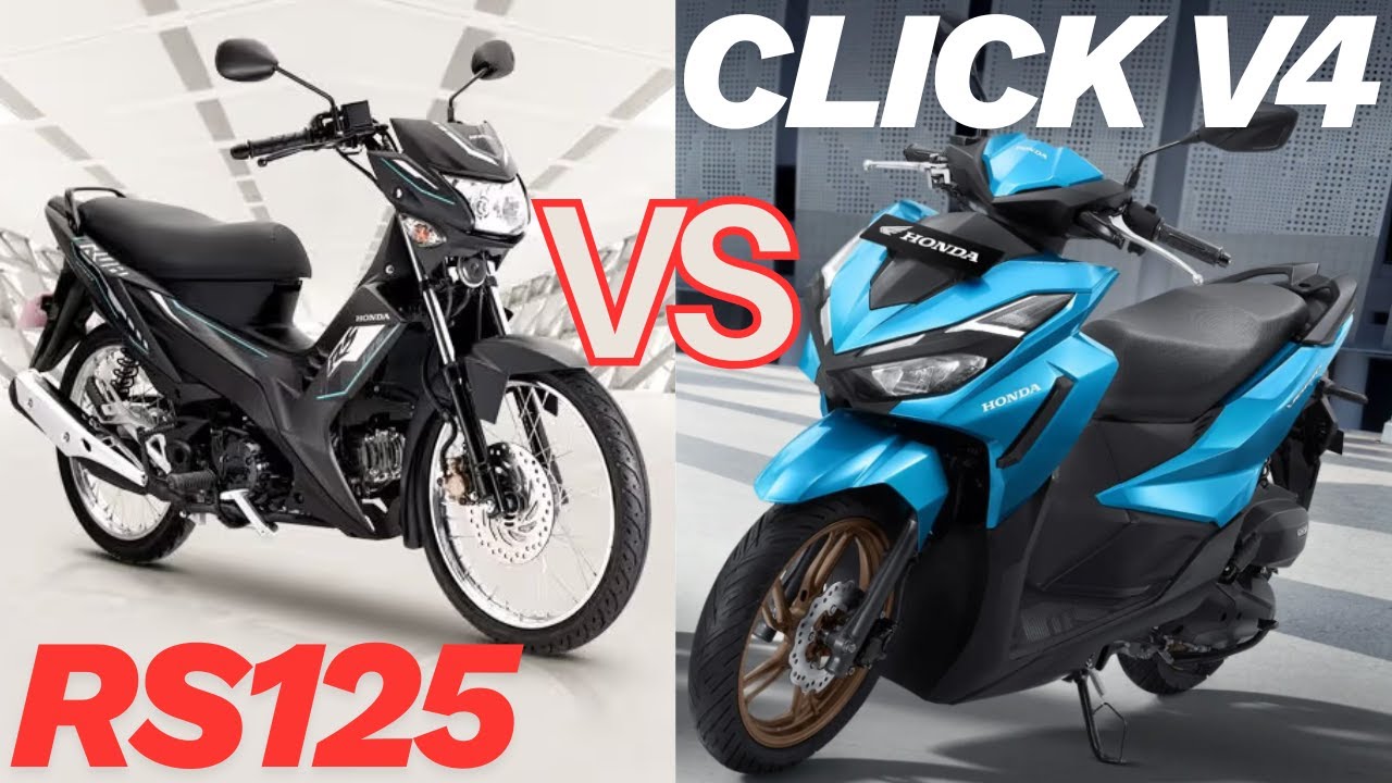 HONDA CLICK 125 V4 vs HONDA RS125 FI | DON'T BUY WRONG | SIDE BY SIDE Comparison | SPECS & FEATURES