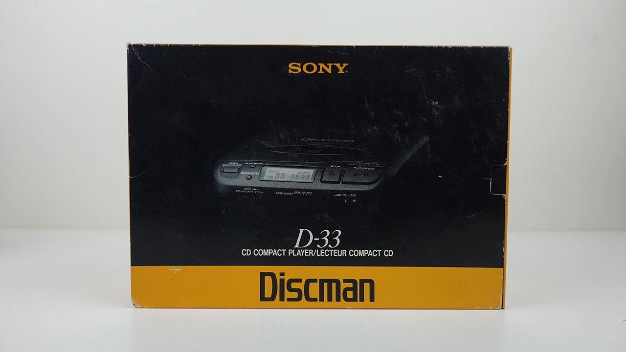 Sony Discman D-33 : The Vintage Audio CD Player
