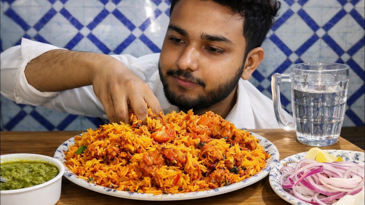 Hyderabadi chicken biryani 