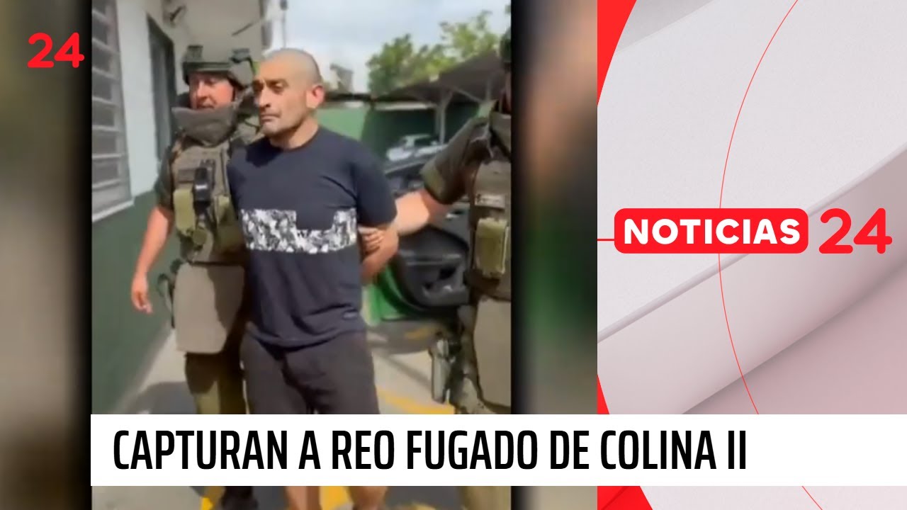 Tras intensa búsqueda: confirman detención de reo fugado desde Colina II | 24 Horas TVN Chile