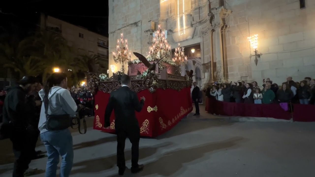 Salida de La Dolorosa. Miércoles Santo.  Semana Santa de Monóvar  2023.