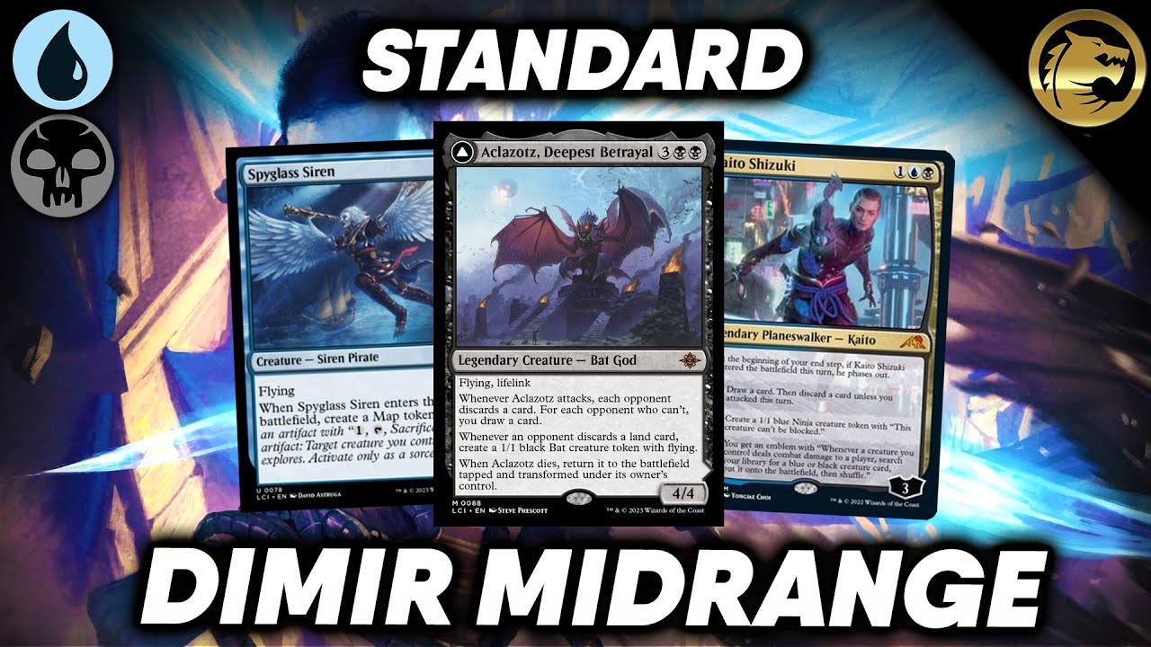 💧💀 CRAZY TOPDECK! Dimir Midrange | MTG Arena Standard Deck