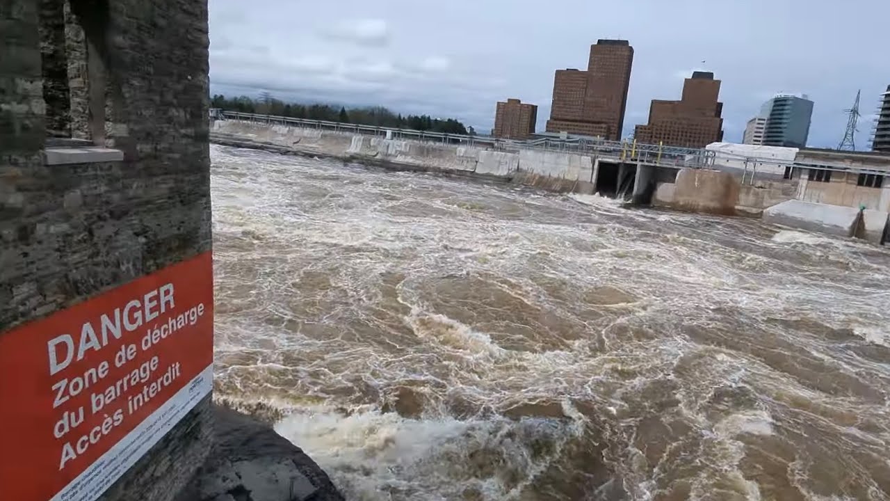 2023 Ottawa River Flooding (PT1) - Greater than Niagara Falls - The Chaudière Dam