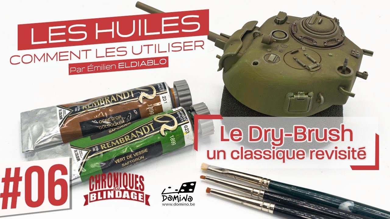 🎨[UTILISER LES HUILES] #06- Le Dry Brush : un classique revisité