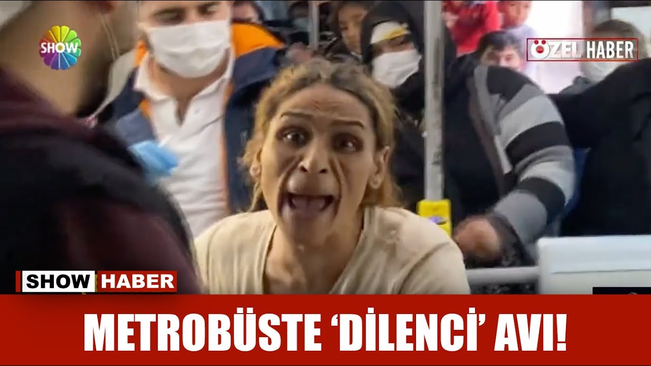 Metrobüste 'dilenci' avı!