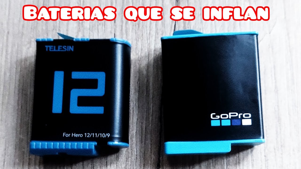 🔴 Baterías GoPro hinchadas: ¿Son seguras? ¿Se pueden usar?.#gopro #baterías