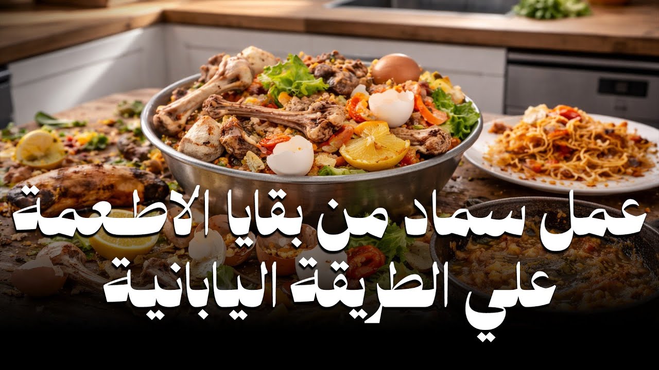 طبيخك البايت كنز لا تعرف قيمته - كيف تحوله إلى سماد حيوي وعضوي ( البوكاشي )