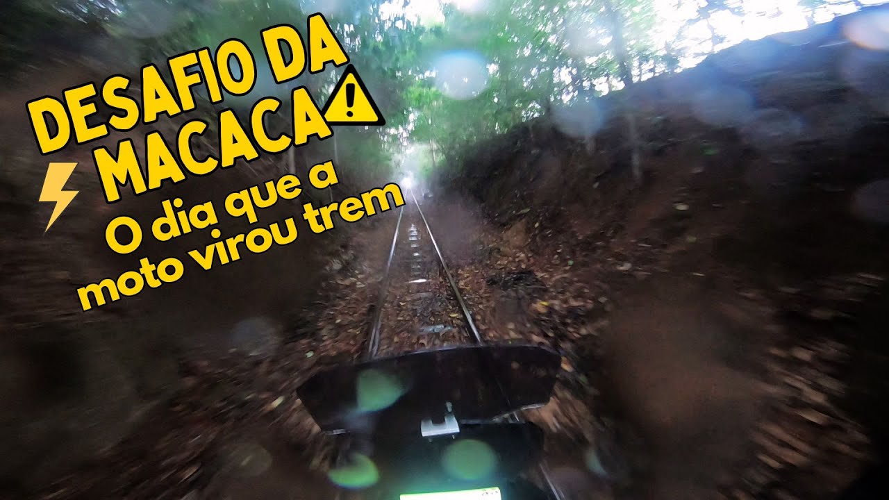 [ELDON OFF] Desafio da Macaca de Moto | Off-Road Pesado, Tempestade, Trilho do Trem e Muito Mais.
