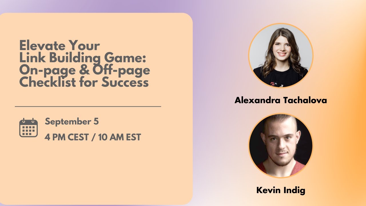 Elevate Your Link Building Game: On-page and Off-page Checklist for Success
