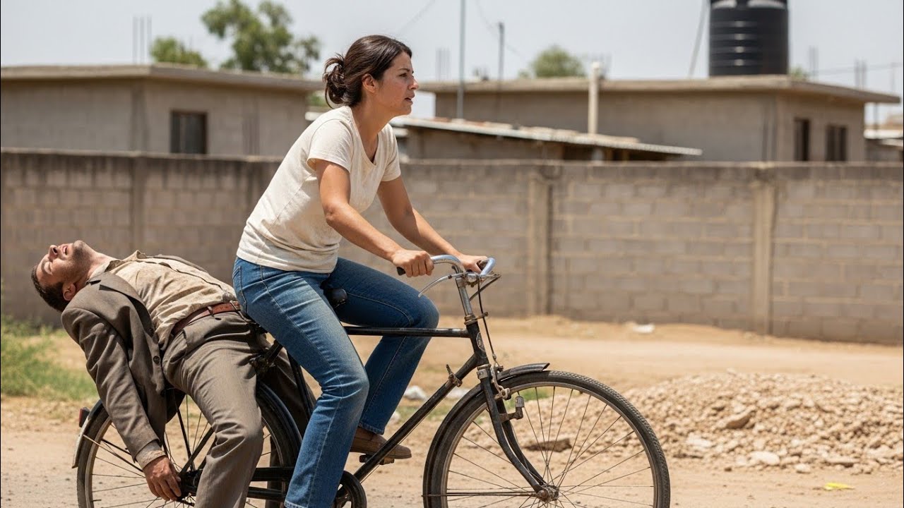 ELLA LLEVA AL MILLONARIO DESMAYADO EN UNA BICICLETA ROTA, Y 3 DÍAS DESPUÉS ÉL CAMBIA SU VIDA
