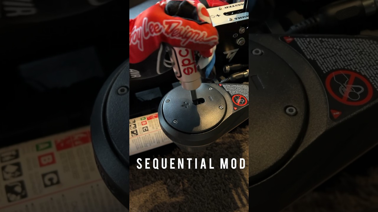 Thrustmaster TH8A Shifter | H-Pattern to Sequential Mod #thrustmaster #th8ashifter #simracing