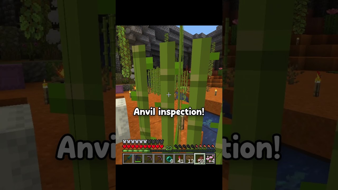 осмотр наковальни #mcyt #minecraft #smp #gaming