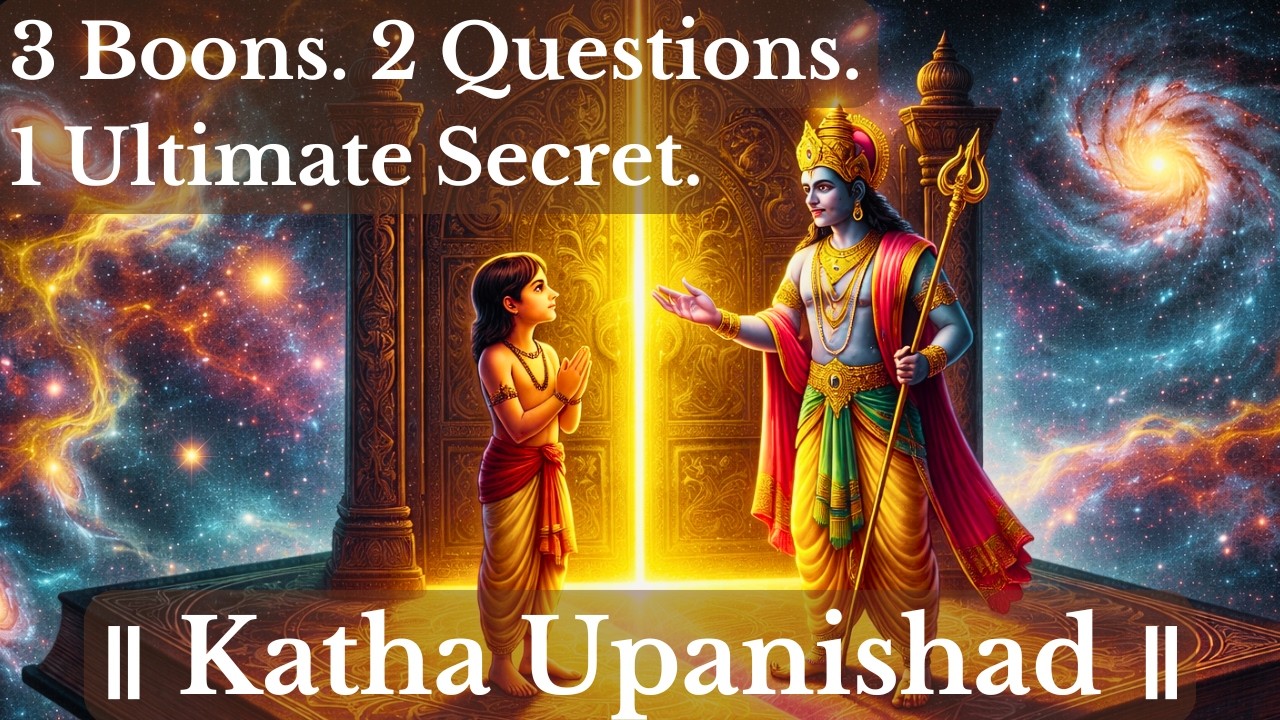 Katha Upanishad Explained | Nachiketa’s Three Boons and the Secret of Immortality