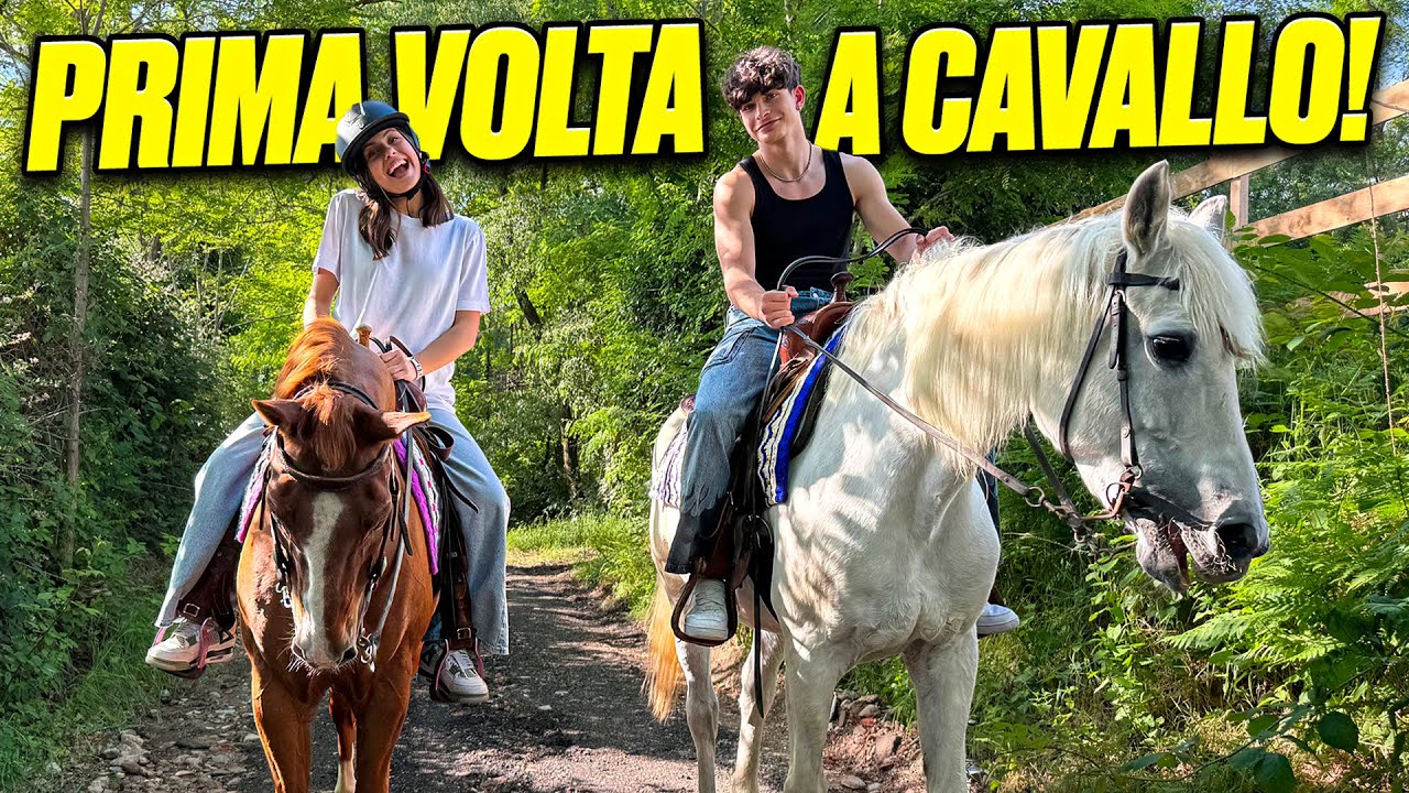 PRIMA VOLTA a CAVALLO con MATTEO ROBERT 🐎