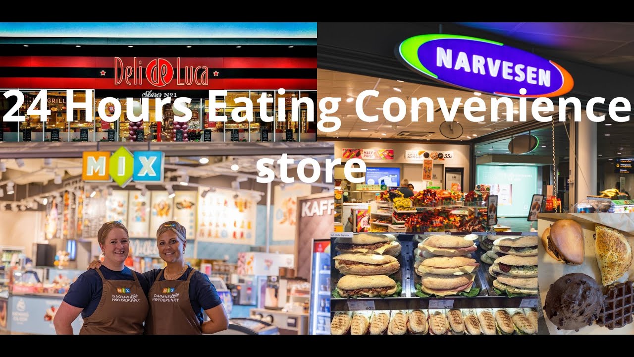 Eating ONLY Norway’s Convenience’s Store Food For 24 Hours