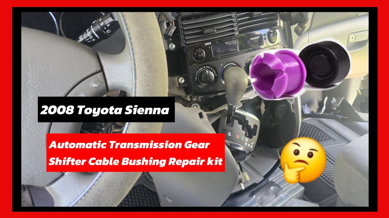 2008 Toyota Sienna Gear Shifter Cable Bushing Repair | Easy Fix for Transmission Linkage!