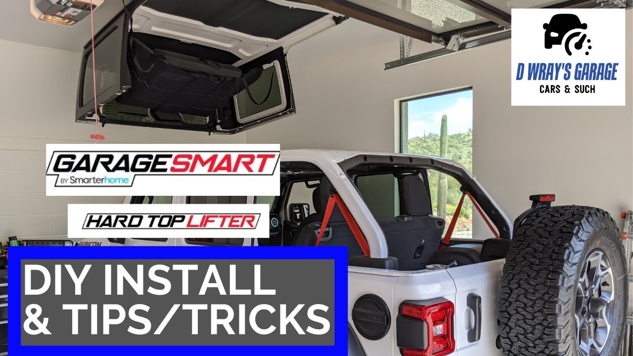 Garage Smart Hardtop Lifter Install DIY - Jeep Wrangler