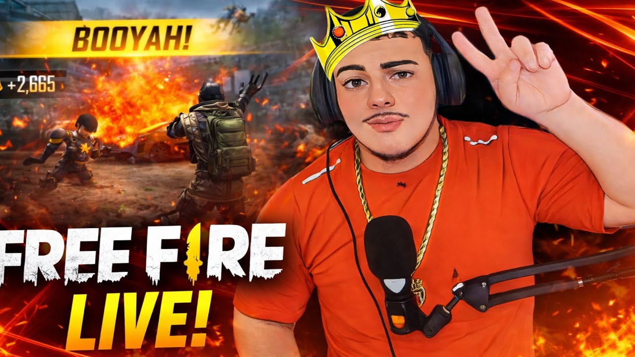 🔴 FREE FIRE AO VIVO | KINGÃO JOGANDO FF AO  VIVO COM OS INSCRITOS