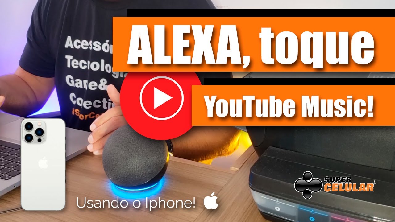 Como tocar YouTube Music na EchoDot Alexa pelo Iphone - 2022