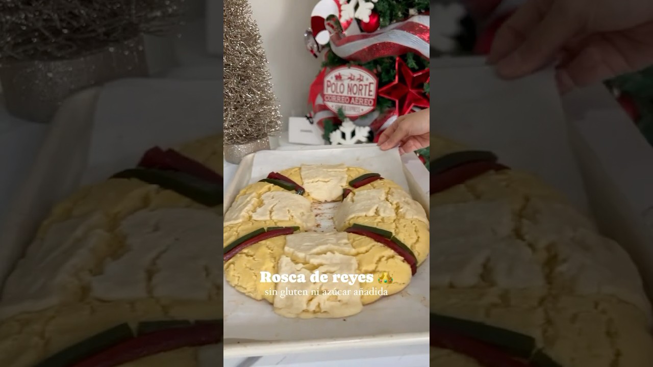Rosca reyes sin gluten ni azucar a&ntilde;adida #recetasfaciles  #fit  #saludable  Ingredientes:2 1/2 tazas