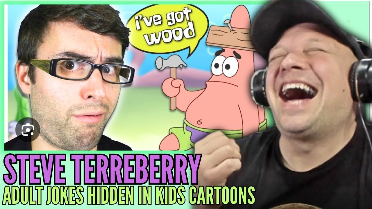 I'M CRYING AGAIN! - STEVE TERREBERRY Finds Adult Jokes In Kids Cartoons! [ Reaction ] | UK 🇬🇧