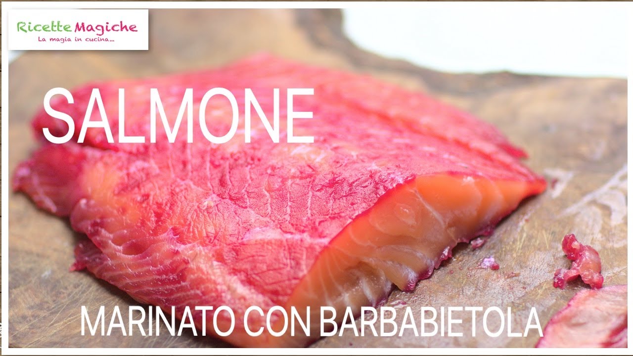 SALMONE MARINATO in barbabietola COME FARLO A CASA!