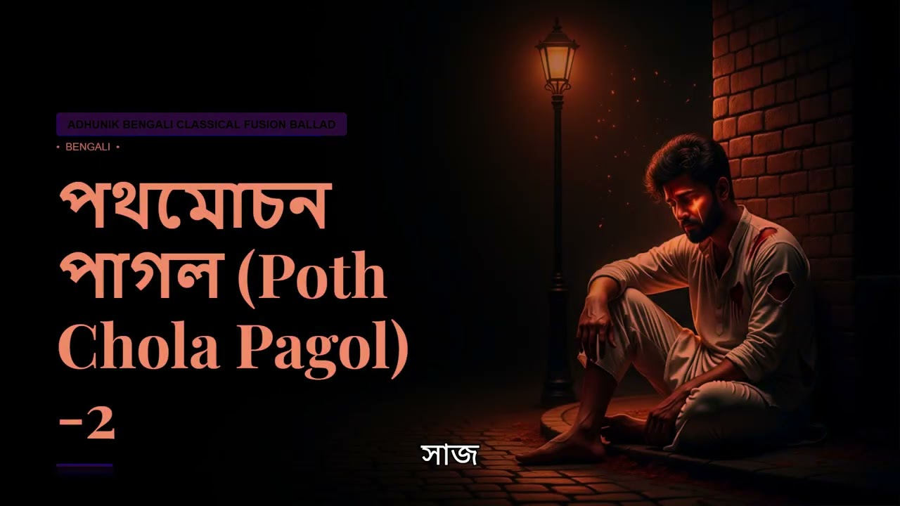 পথমোচন পাগল | Poth Chola Pagol | Sanjit Singh | মেলানকলি সিতার ফিউশন ( Acoustic Epic)