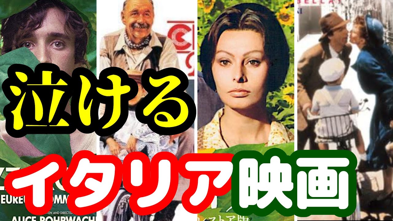 【号泣確定】泣けるイタリア映画４選【おすすめ映画紹介】【ひまわり】【ウクライナ】