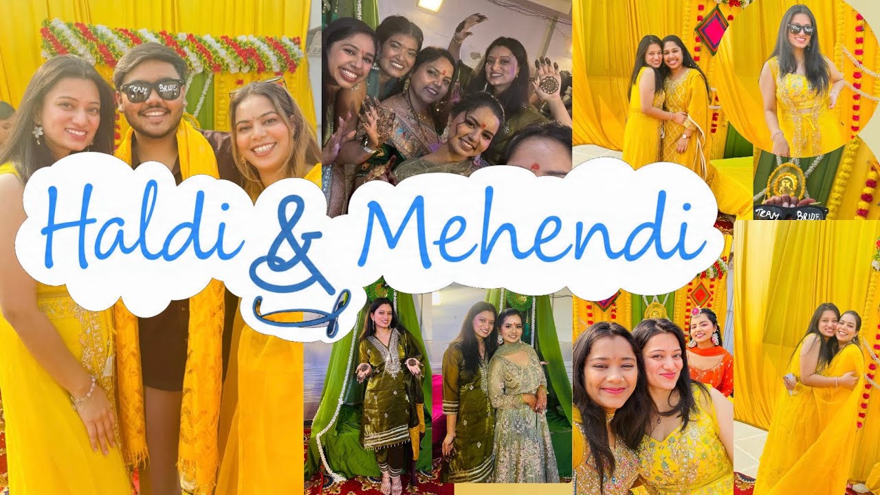 “Wedding – Haldi Mehendi Special 🌿”