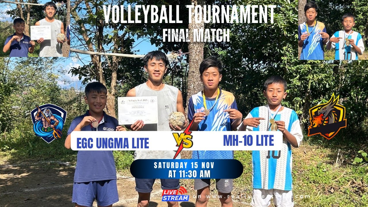 Volleyball final Match / MH-10 Vs EGC Ungma.