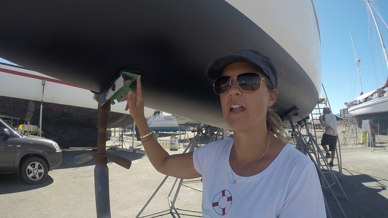 Sailing Time Flies 24 - Heading south and hauling out for antifoul.