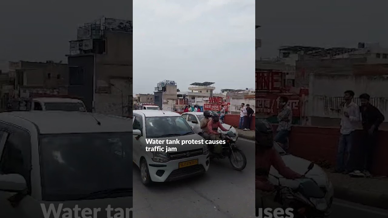 Лидеры NSUI забрались на водонапорную башню в Джайпуре и требуют отставки Амита Шаха