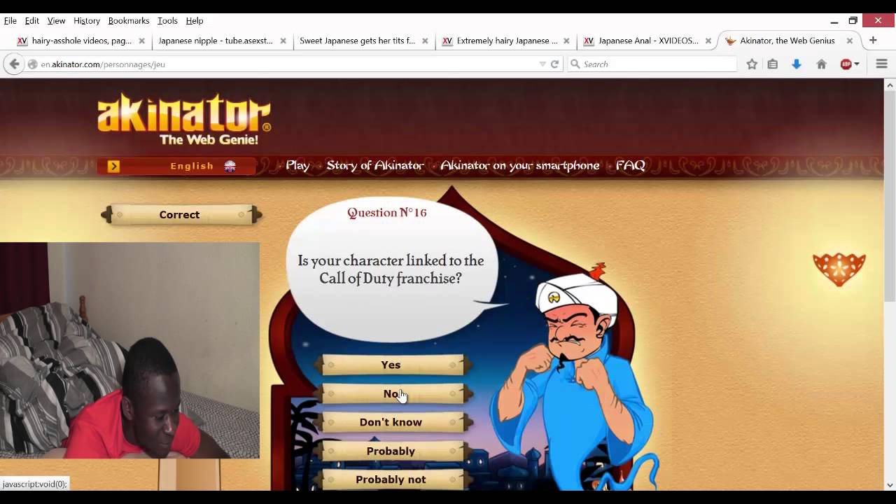 Funny Akinator Mind Reading Game With Suprising Ending
