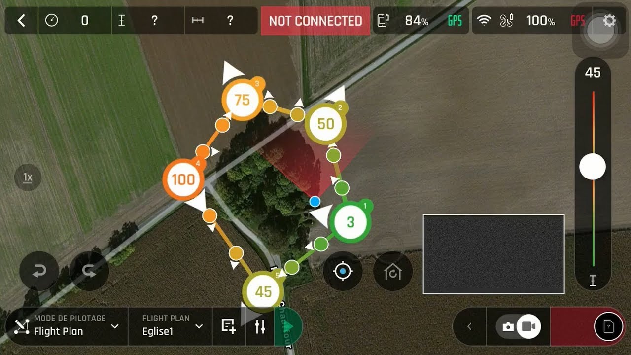 Flightplan leçon 1 - Les bases (drone Parrot Anafi)