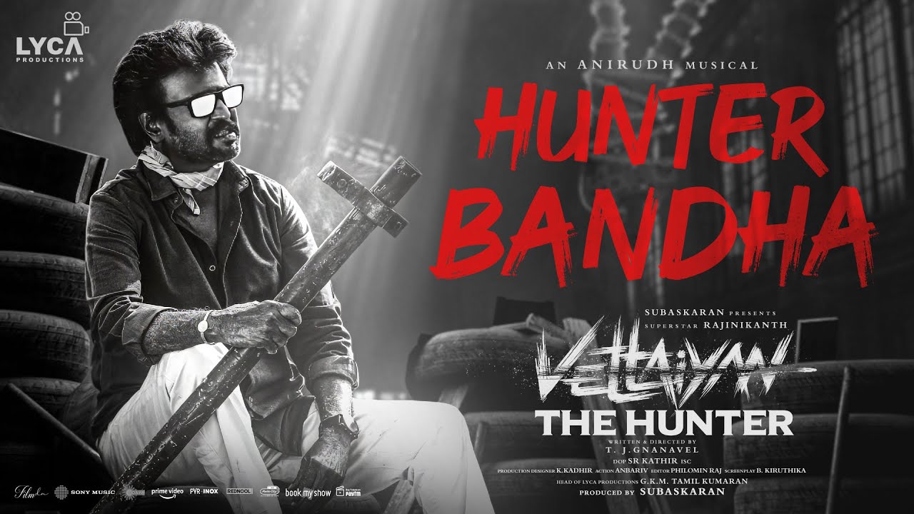 Vettaiyan The Hunter (Kannada) - Hunter Bandha Lyric | Rajinikanth | T.J. Gnanavel | Anirudh