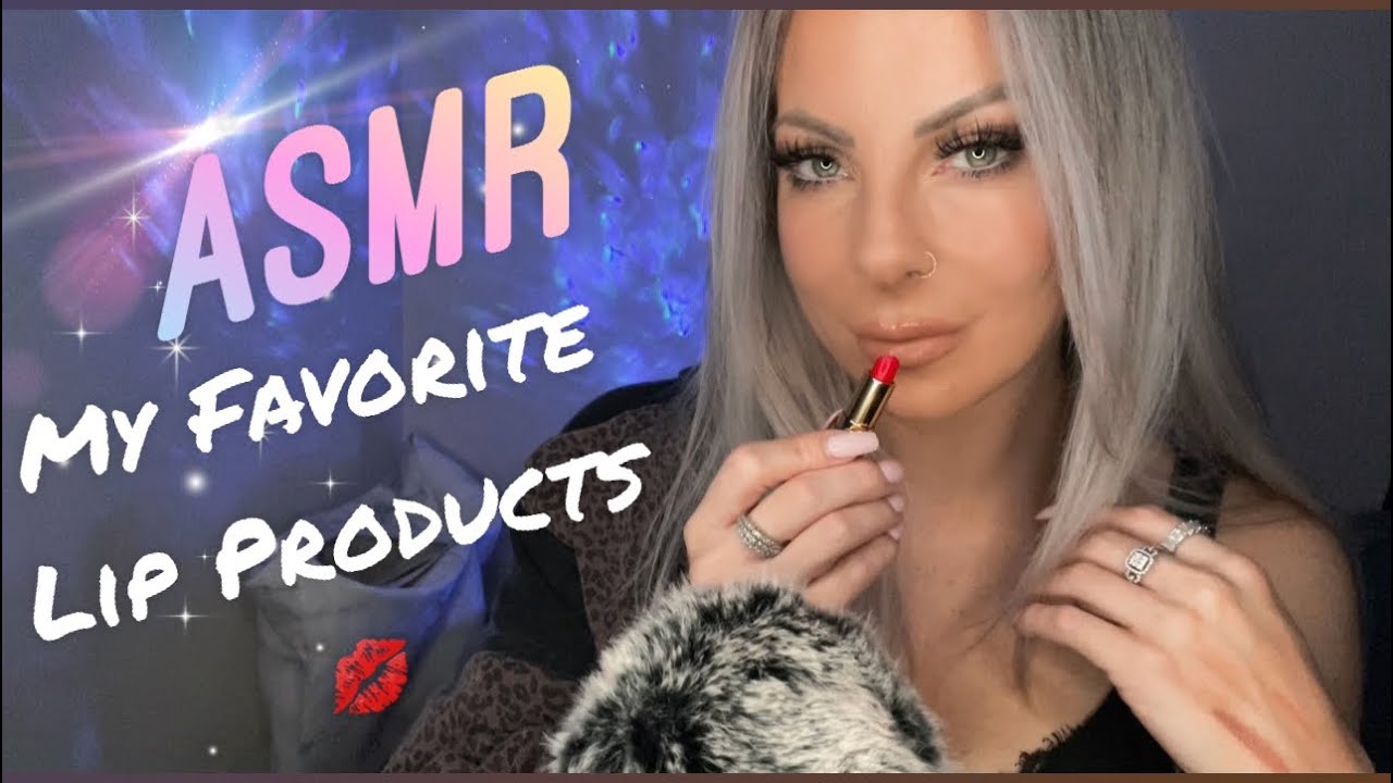 ASMR Clicky Whispering | My Favorite Lipstick Try On | Gentle Tapping