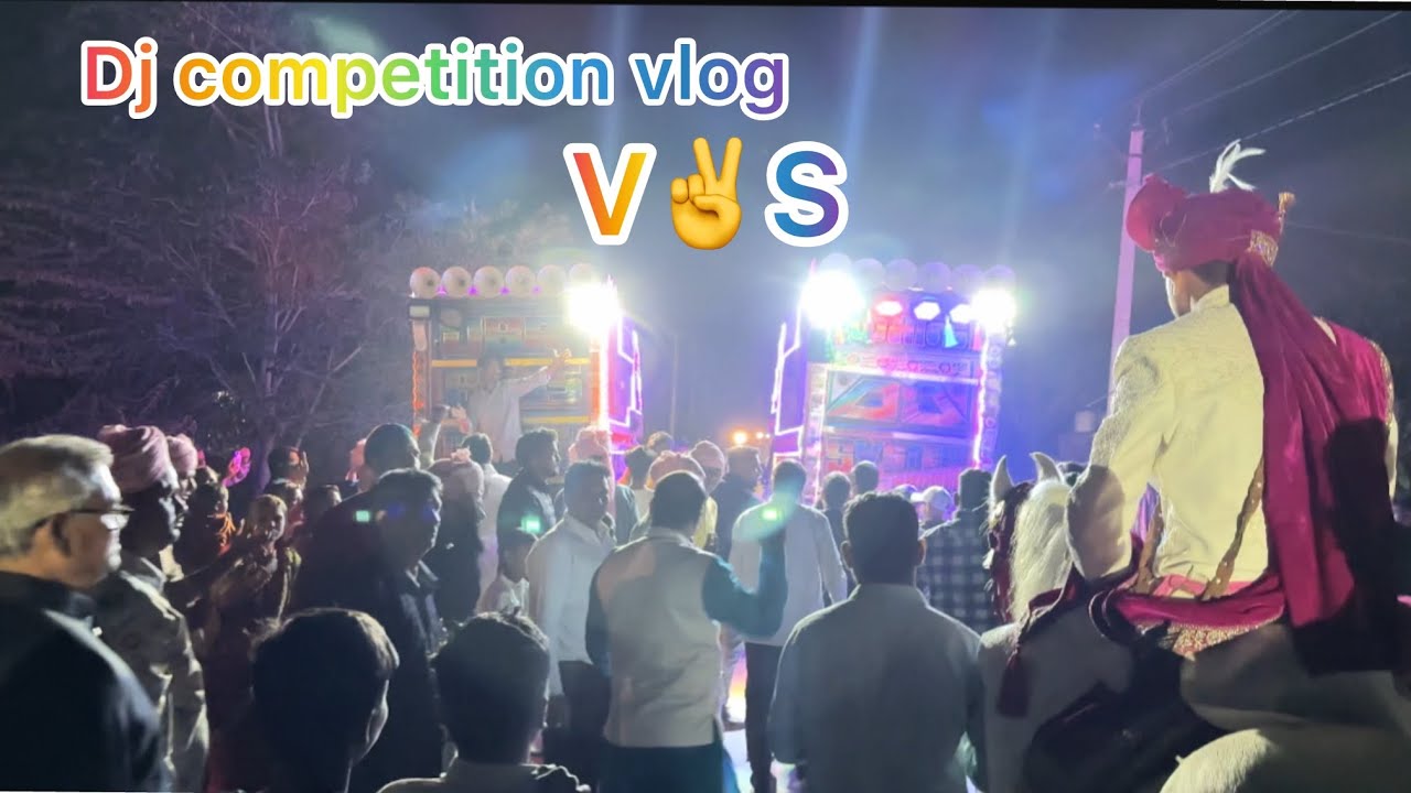 दो 💫DJ के बिचे 🙏कंपटीशन 👌शानदार वीडियो🔥#trending video #horse #DJ competition#dj 