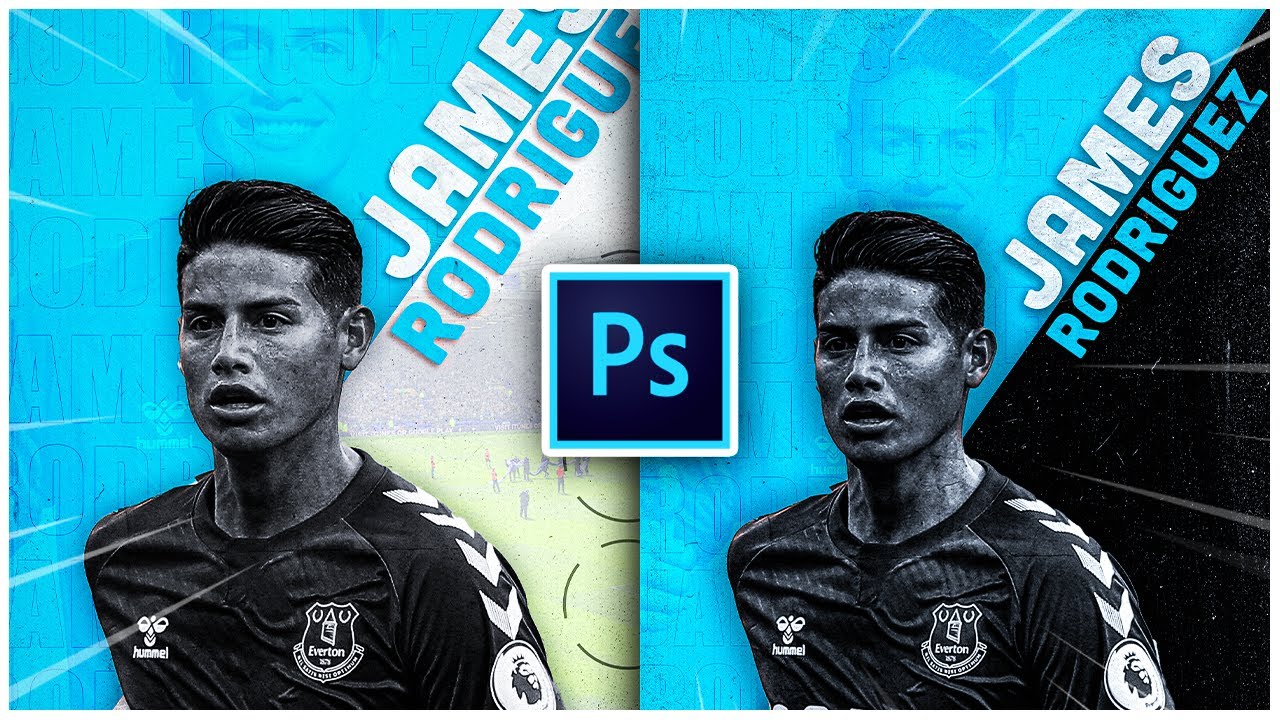 How to Make a James Rodriguez Poster (PHOTOSHOP 2021)