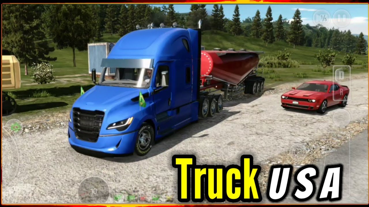 New Truck Simulator Drive USA: EVO 🚛 | Freightliner 8x4 -Transportando Betume 720km