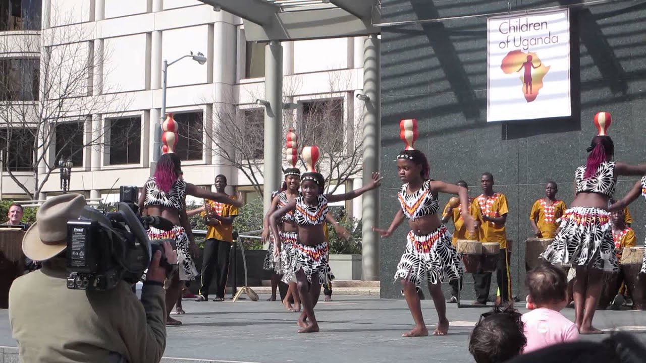 Children of Uganda Dance Troupe at Union Square San Francisco