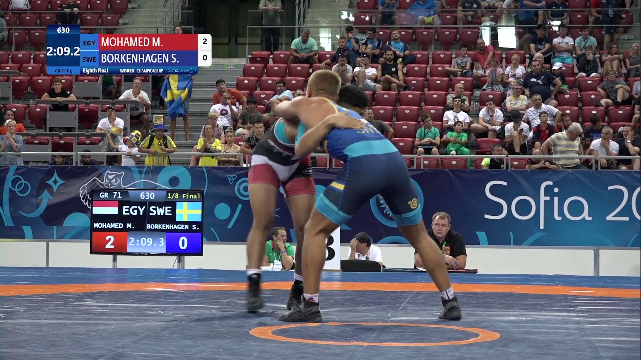 1/8 GR - 71 kg: M. MOHAMED (EGY) v. S. BORKENHAGEN (SWE)