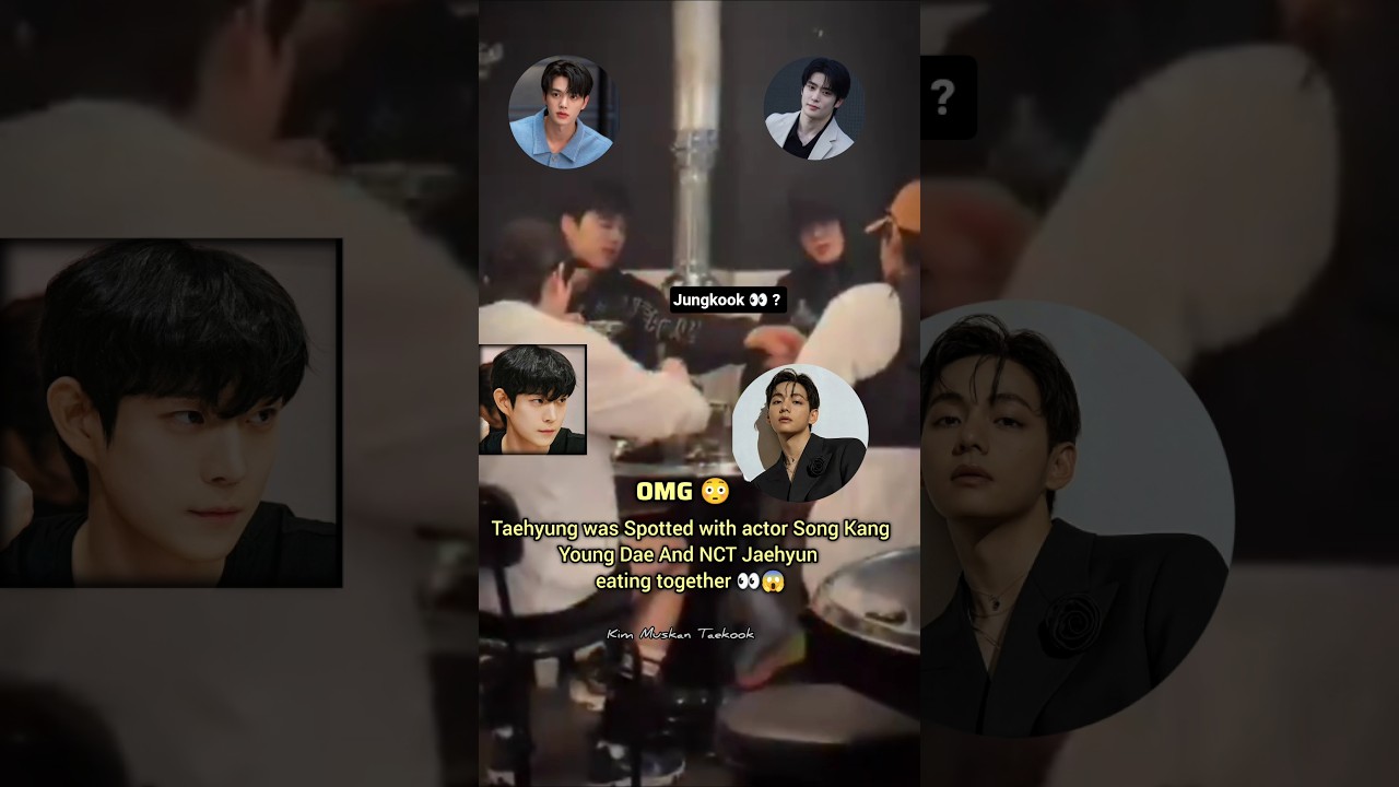 Taehyung Spotted Eating With his 👀😳#taehyung #kimtaehyung #btsv #taekook #shorts#shortsfeed#trending