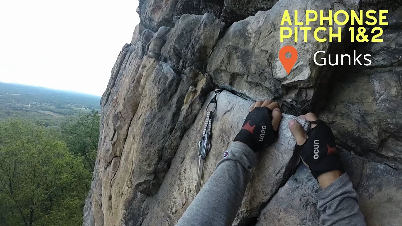 Gunks: Alphonse 5.8 pitches 1&2