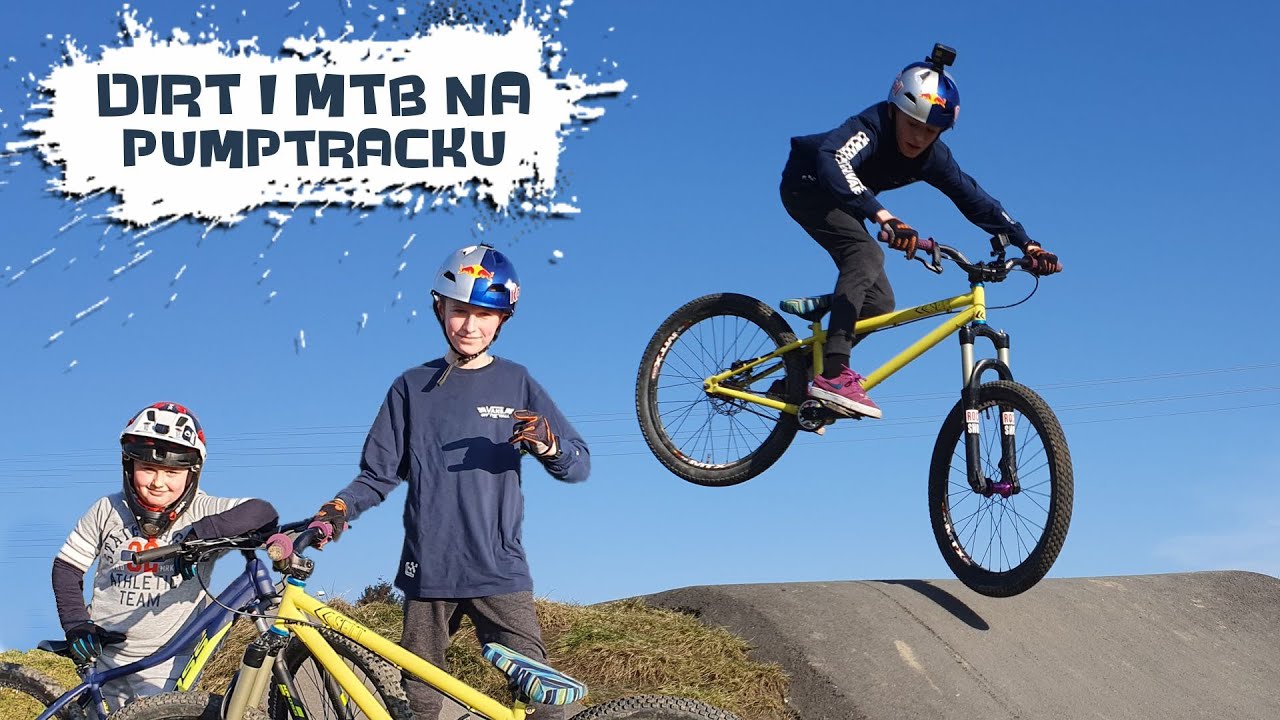 Zimowe rowerowe challenge na pumptracku