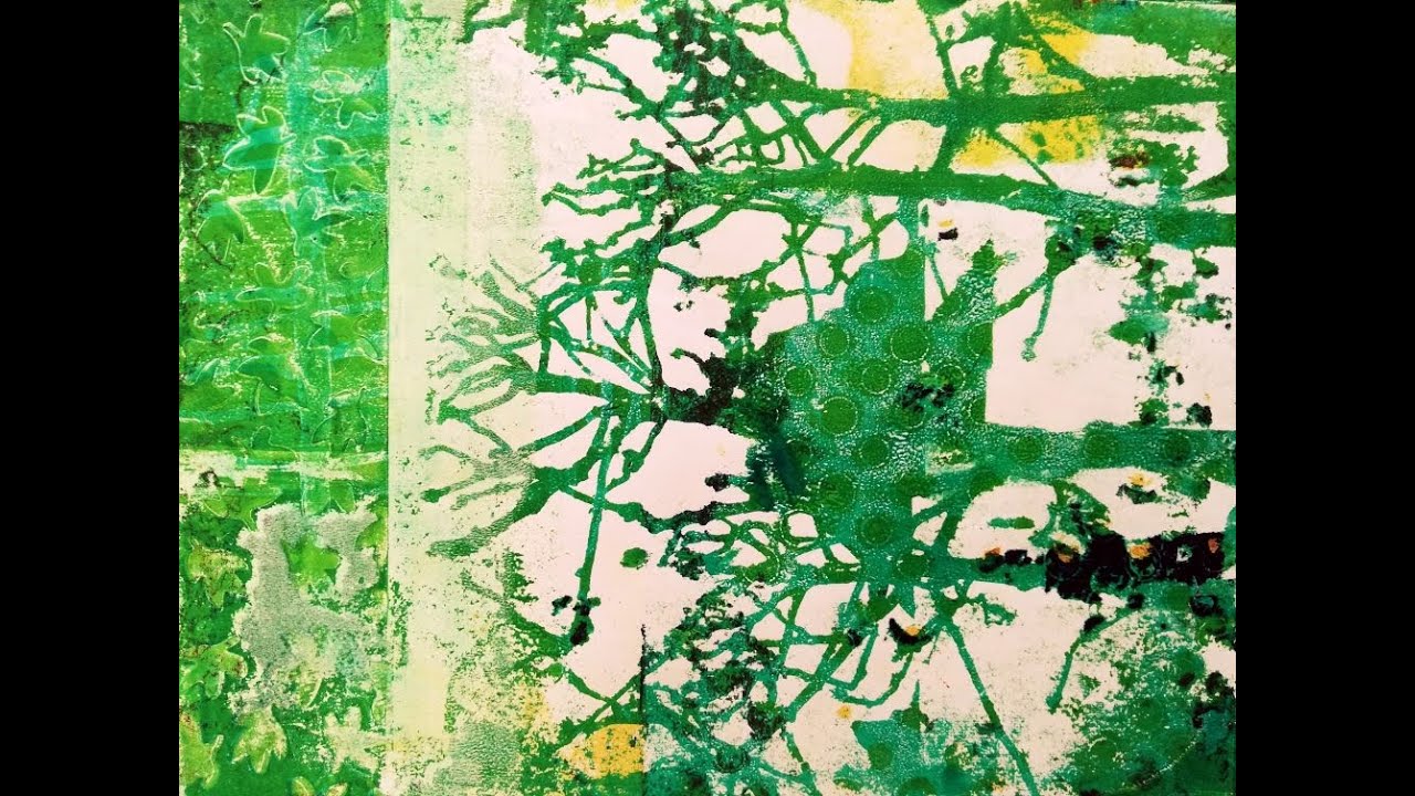 Neue Monotypien mit der Gelatineplatte   Magazin Transfer   New monotypes from gelatine plate