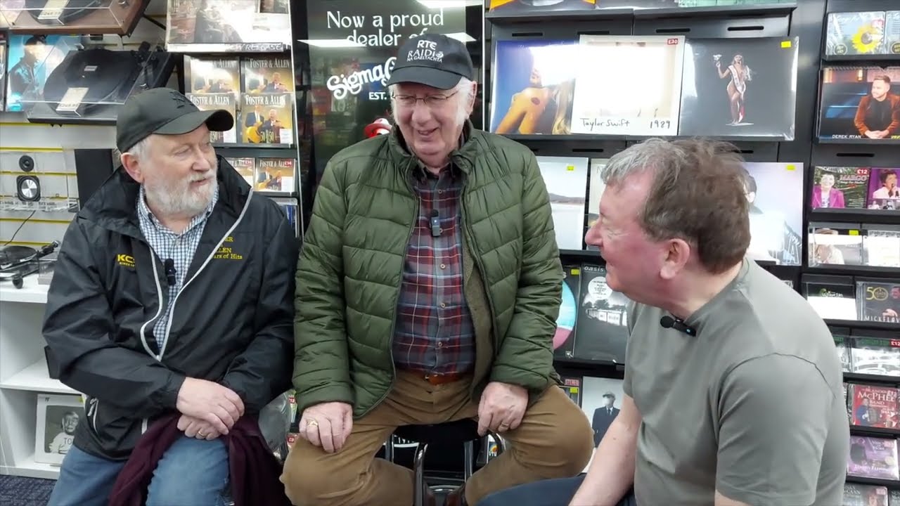 Foster & Allen at Stewart's Music Shop, Dungannon