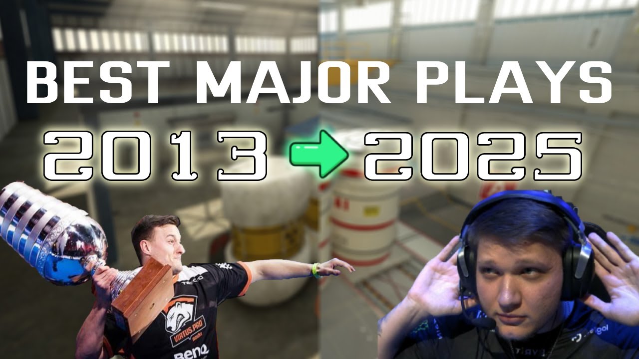 Best Play From EVERY Counter-Strike Major (2013-2025)