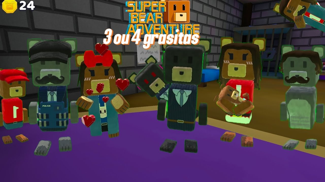 3 ou 4 grasitas |super bear adventure | capítulo 2