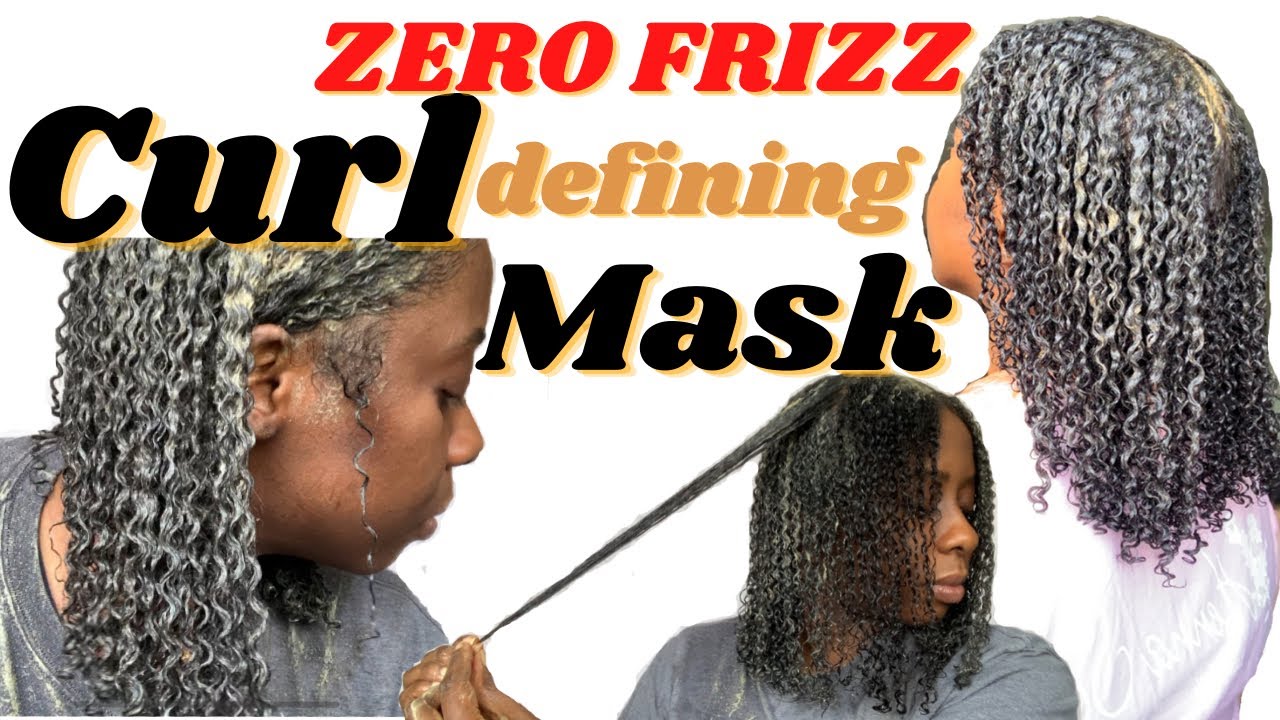 DEFINE YOUR CURL PATTERN, GROW YOUR HAIR, ZERO FRIZZ HAIR MASK