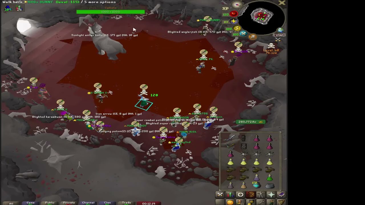 Old School Runescape rank 5 callisto! 143k callisto kills (1#)